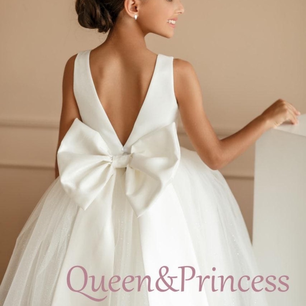 Flower girl dress Ivory Sz 10